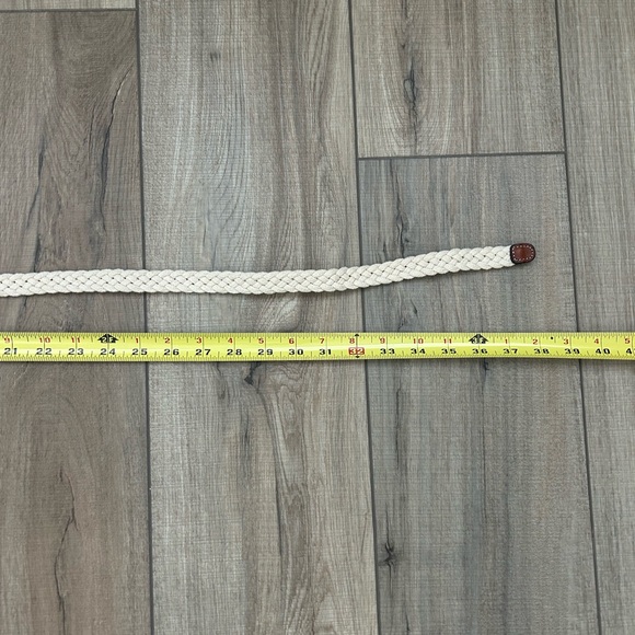 J Crew Women’s Cream Braided Belt - Size S/M - Picture 5 of 12